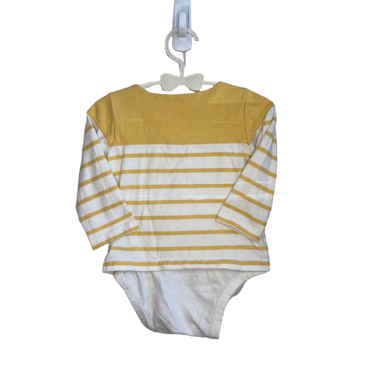 LS Striped Onesie