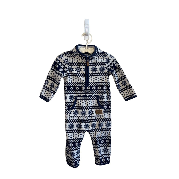 Fleece Snowflake Romper