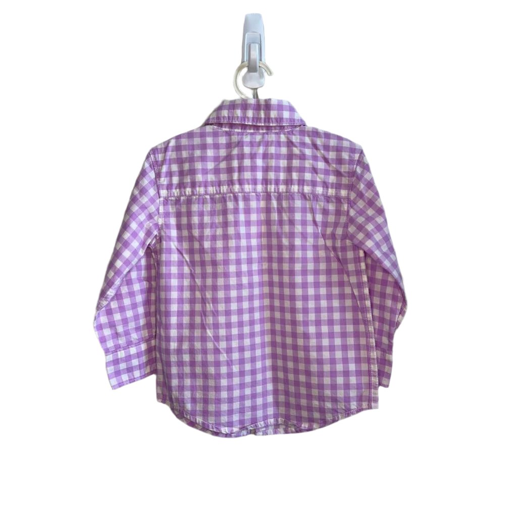 LS Collared Button Down / Checkered