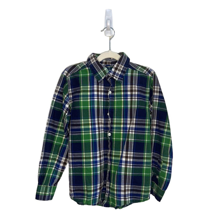 LS Checkered Collared Button Down