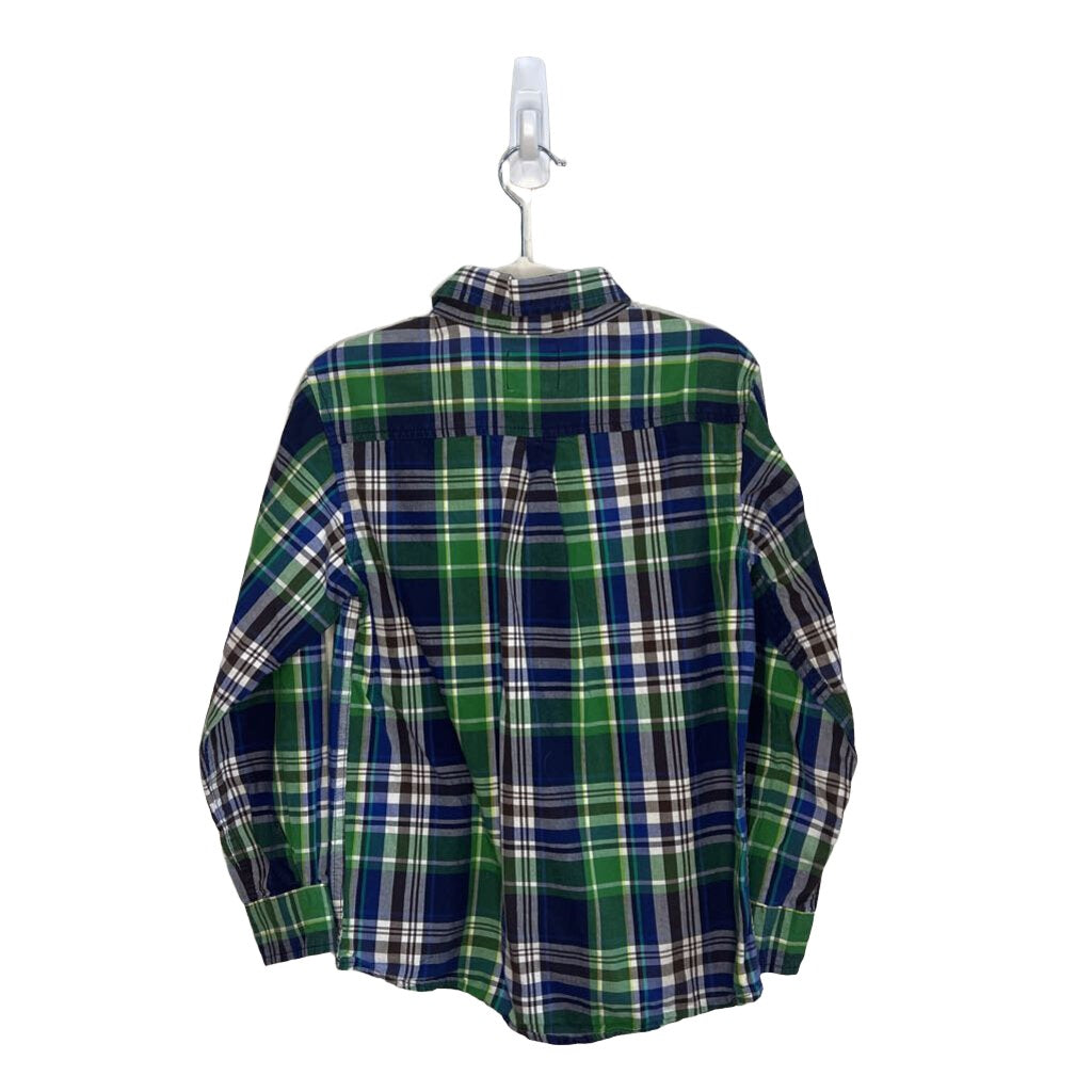 LS Checkered Collared Button Down