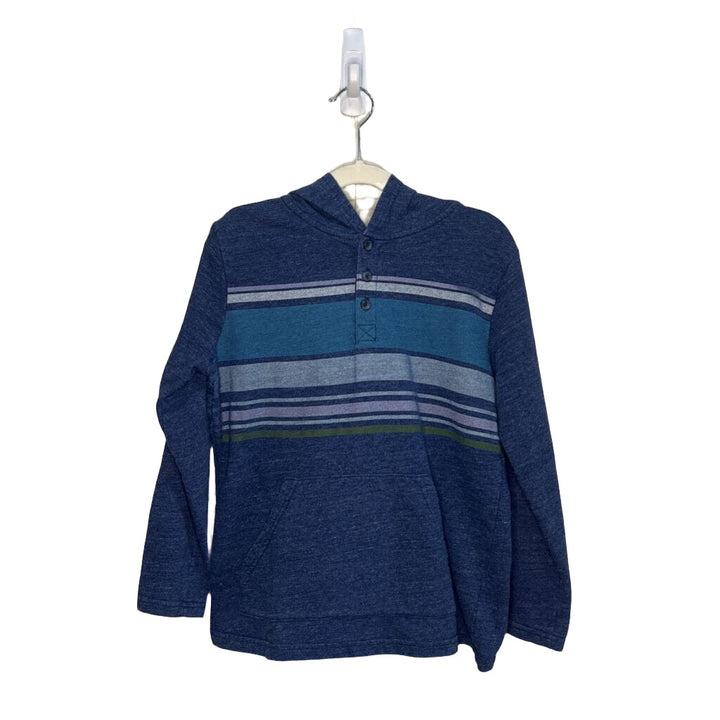 LS Hooded Shirt / Striped