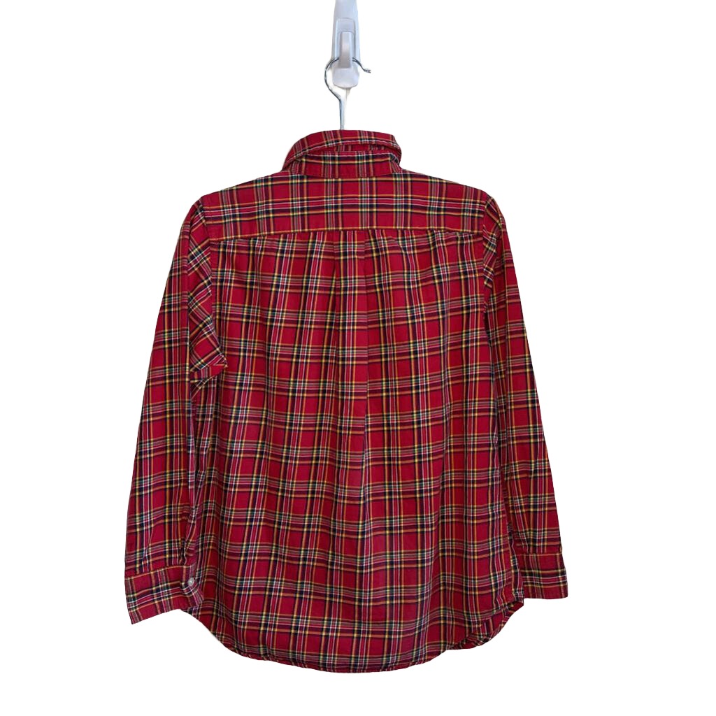 LS Collared Button Down / Checkered