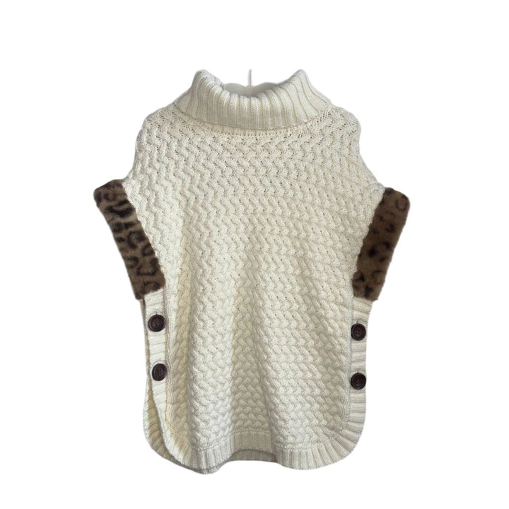 Sleeveless Cowl Neck Sweater