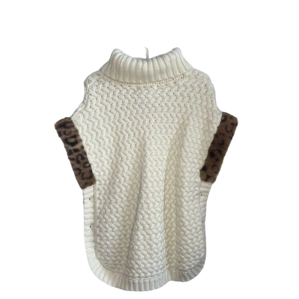 Sleeveless Cowl Neck Sweater
