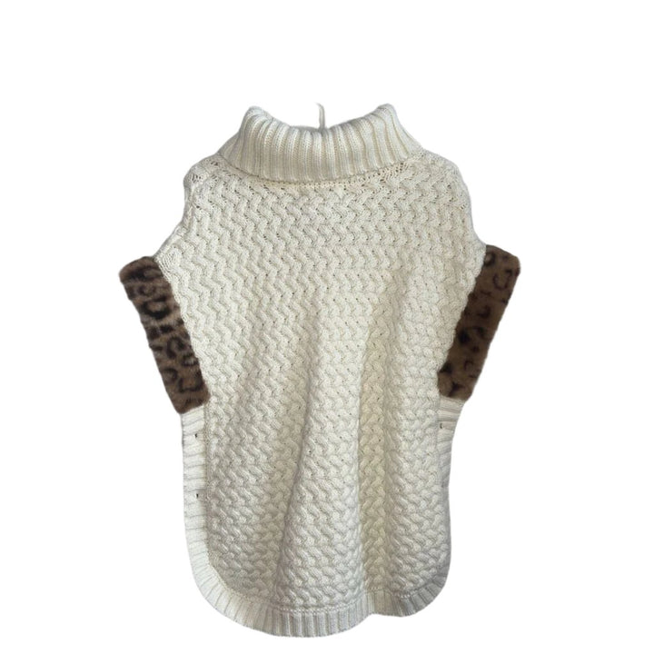 Sleeveless Cowl Neck Sweater