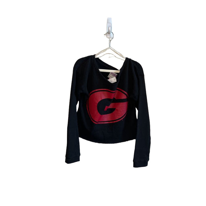 LS Cropped Georgia Sweatshirt