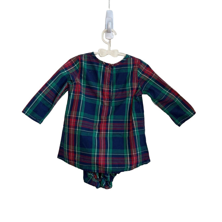 Ls Plaid Holiday Dress