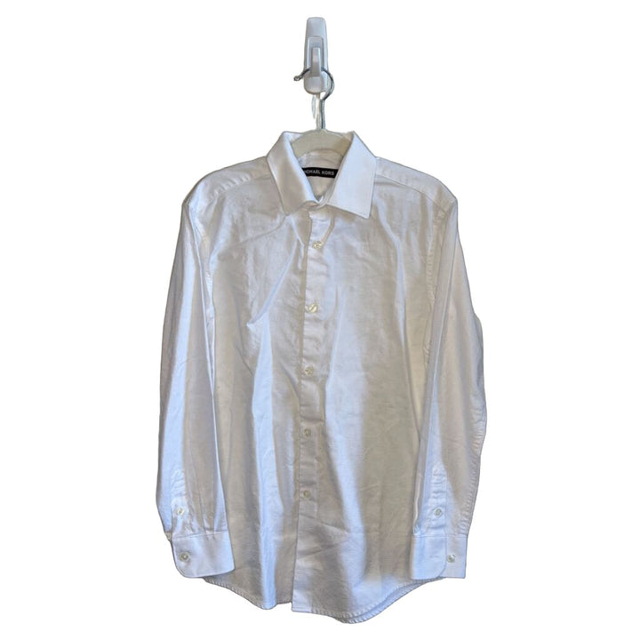 LS Striped Collared Button Down