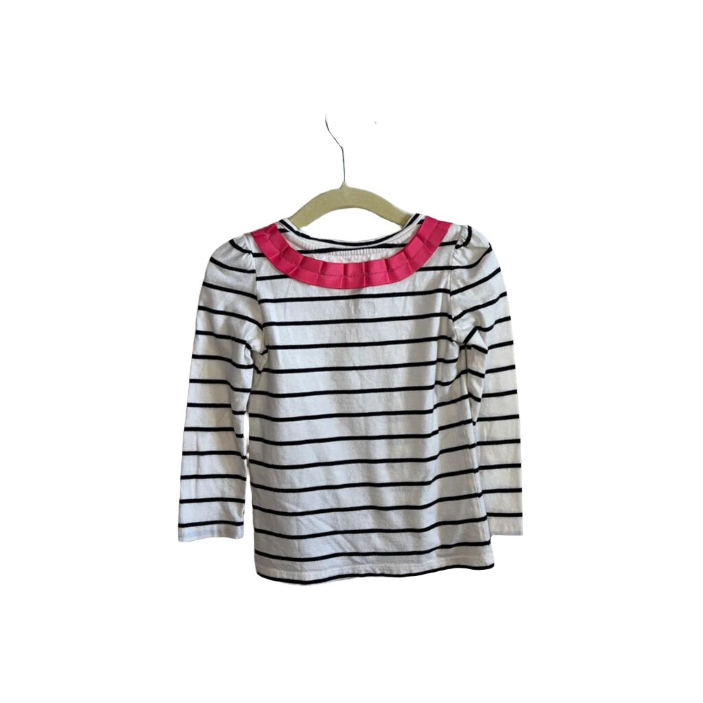 LS Striped Ribbon Shirt