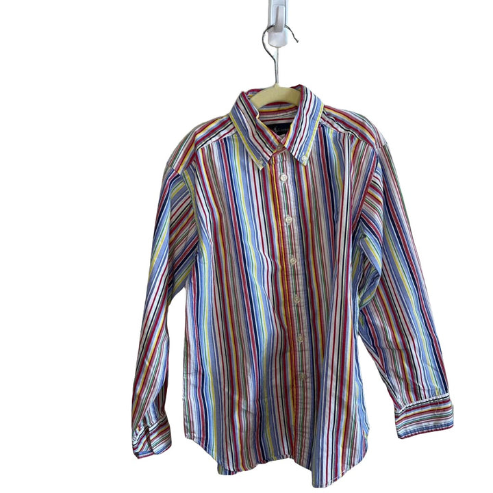 LS Striped Button Down Shirt
