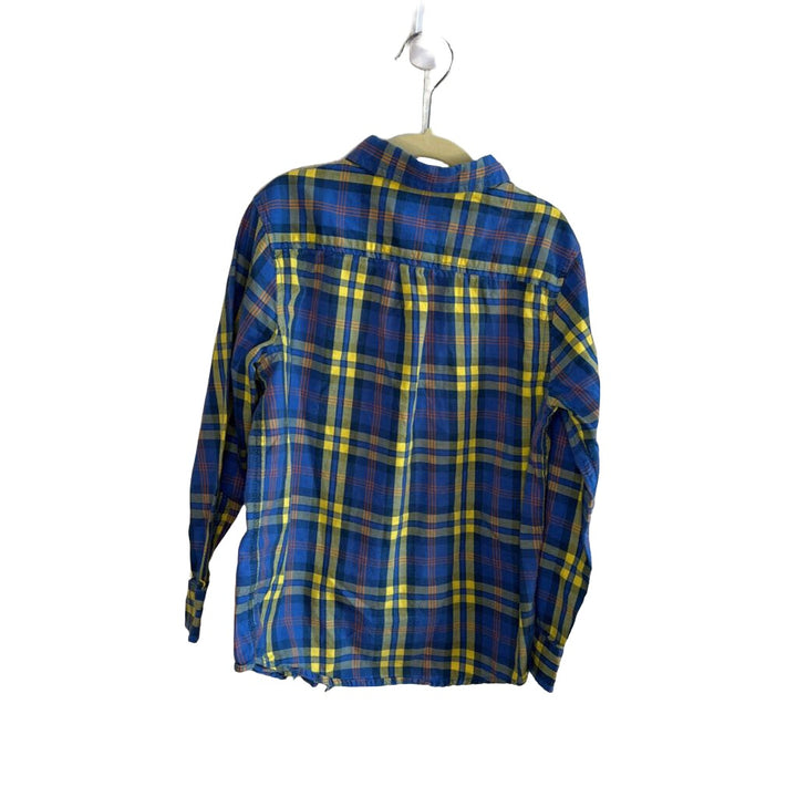 LS Button Down Checkered Shirt