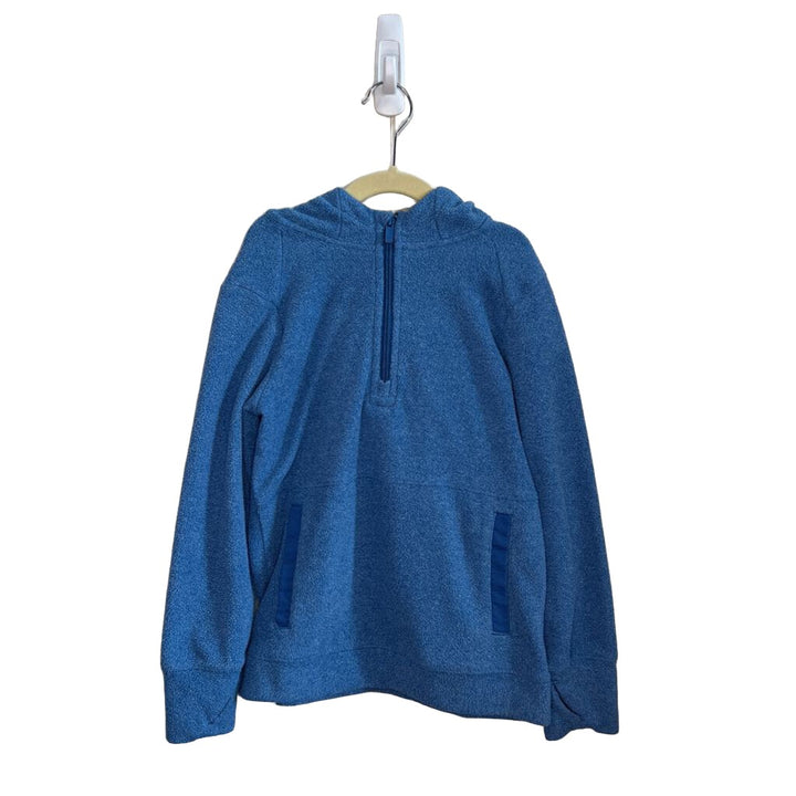 Hooded Qtr Zip Fleece Jacket