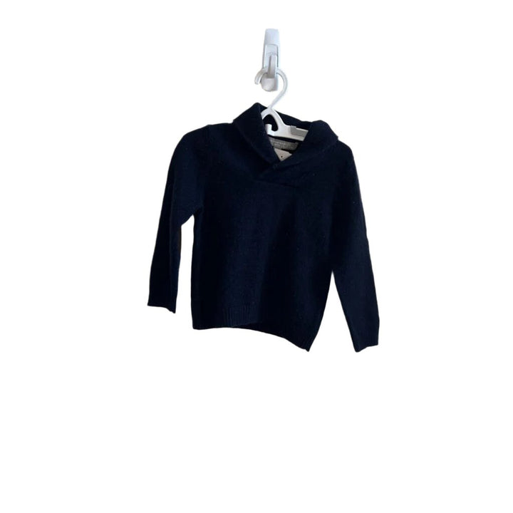 Large Collar Cashmere Pullover Sweater