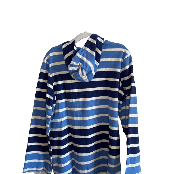 LS Hooded Shirt / Striped