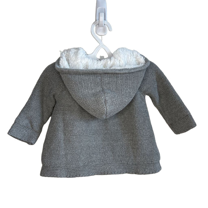 Hooded Lined Sweater Jacket