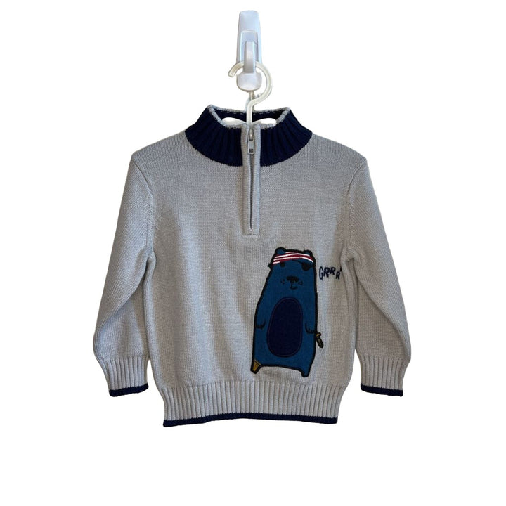 Grr Zip-Up Sweater
