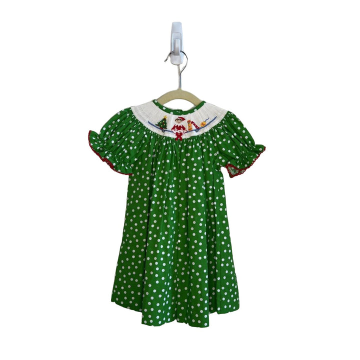 Elf on the Shelf Smock Dress
