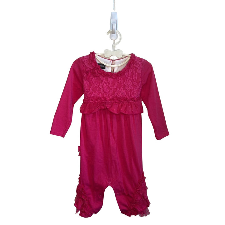 Lace & Ruffle Romper