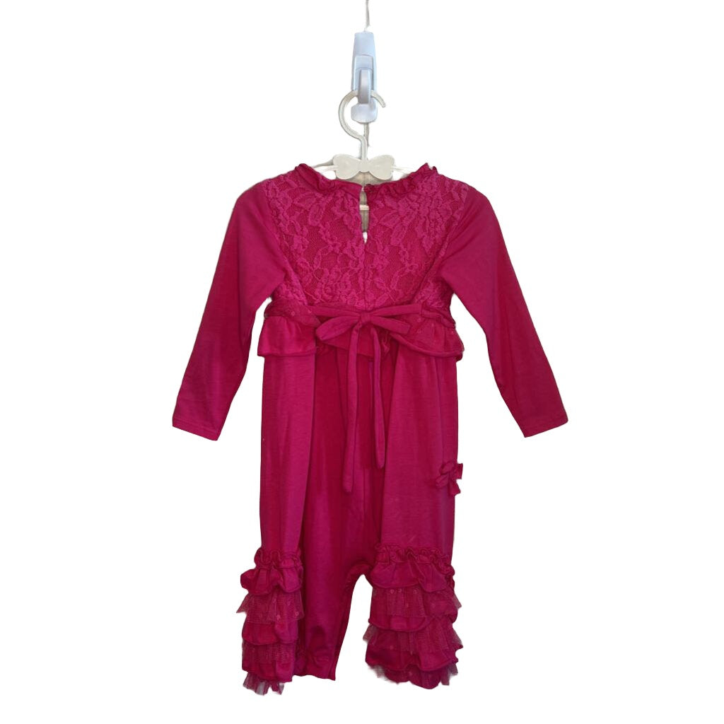 Lace & Ruffle Romper