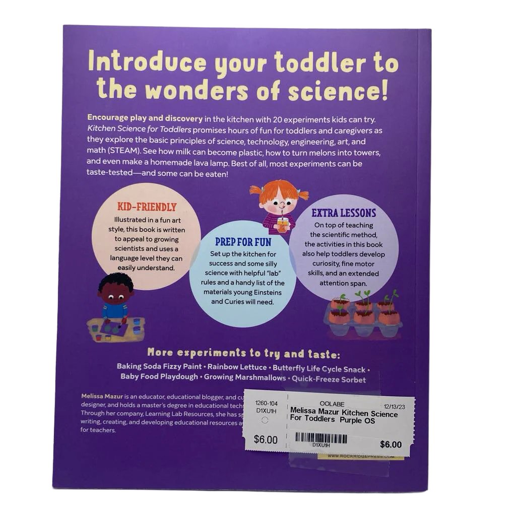 Kitchen Science For Toddlers