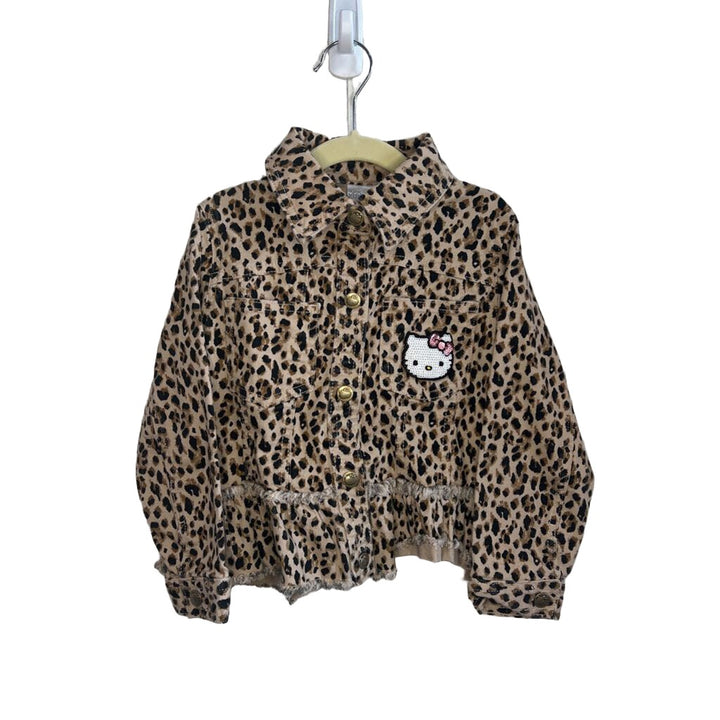 Leopard Print Hello Kitty Jacket