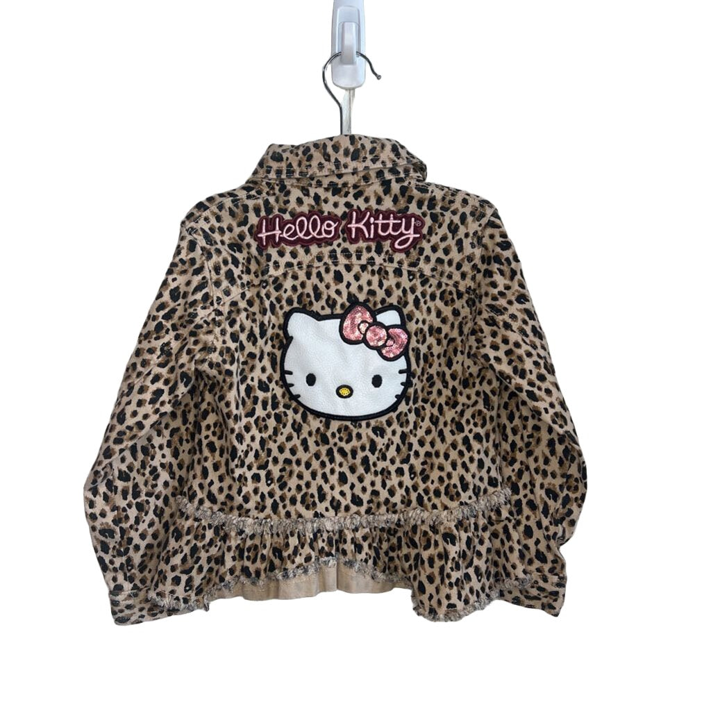 Leopard Print Hello Kitty Jacket