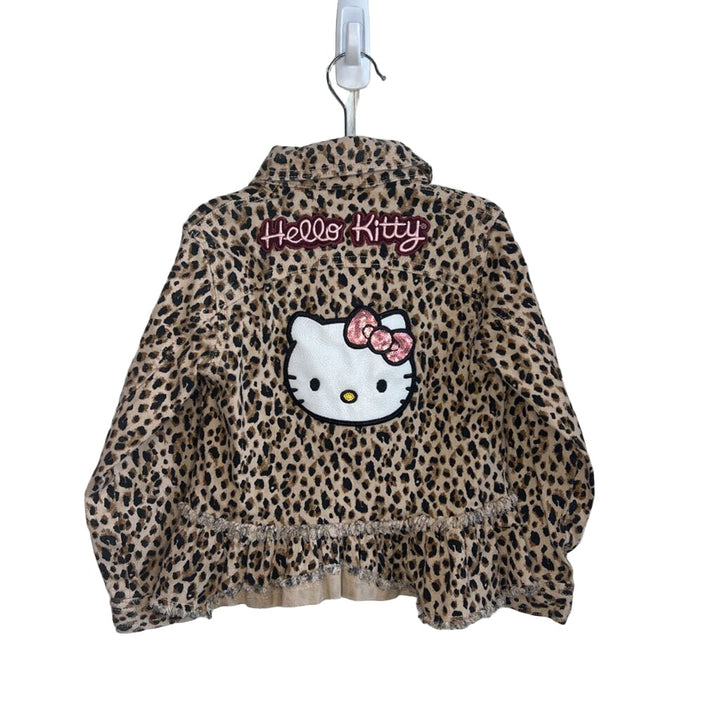 Leopard Print Hello Kitty Jacket