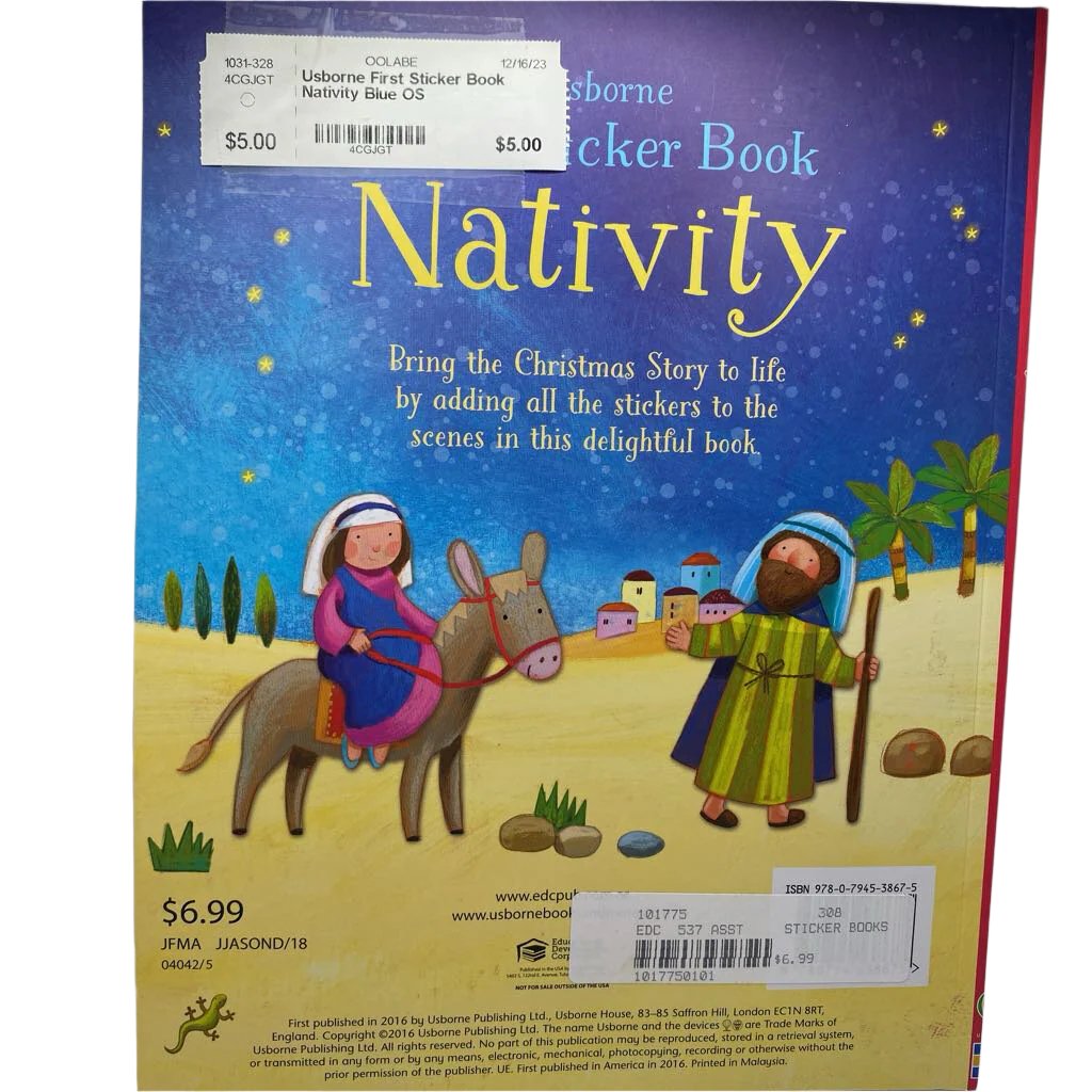 First Sticker Book Nativity