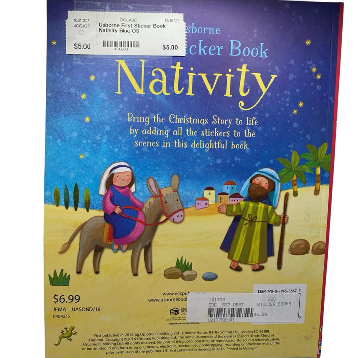 First Sticker Book Nativity