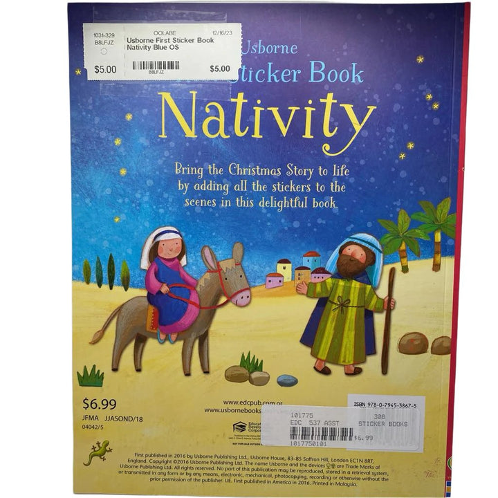 First Sticker Book Nativity
