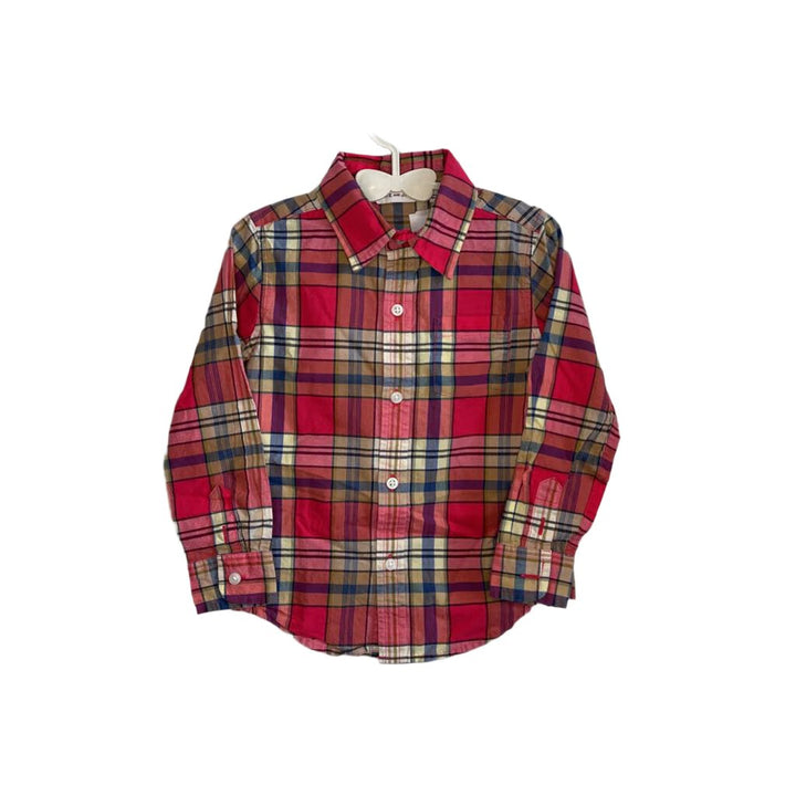 LS Collared Button Up / Checkered