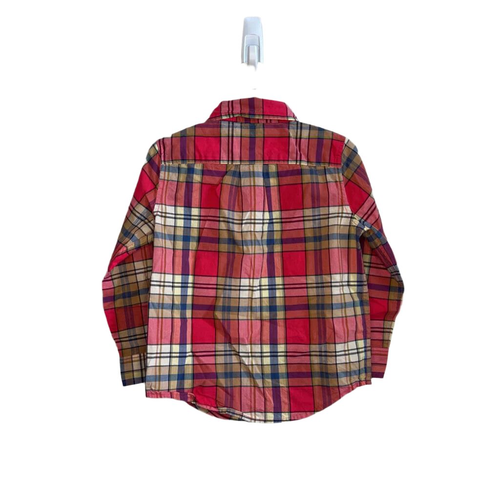 LS Collared Button Up / Checkered