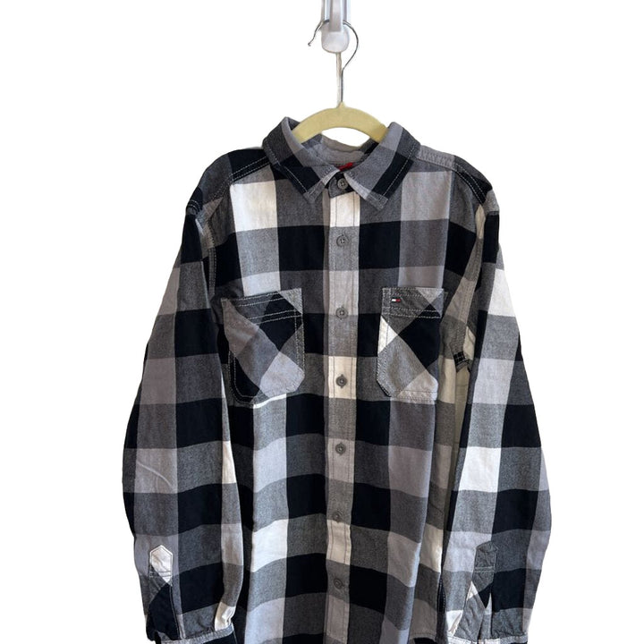 LS Checkered Button Down
