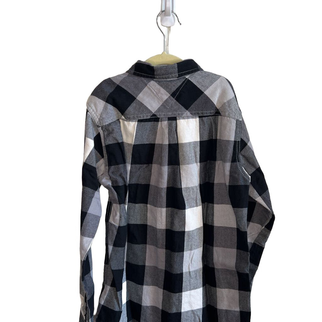LS Checkered Button Down