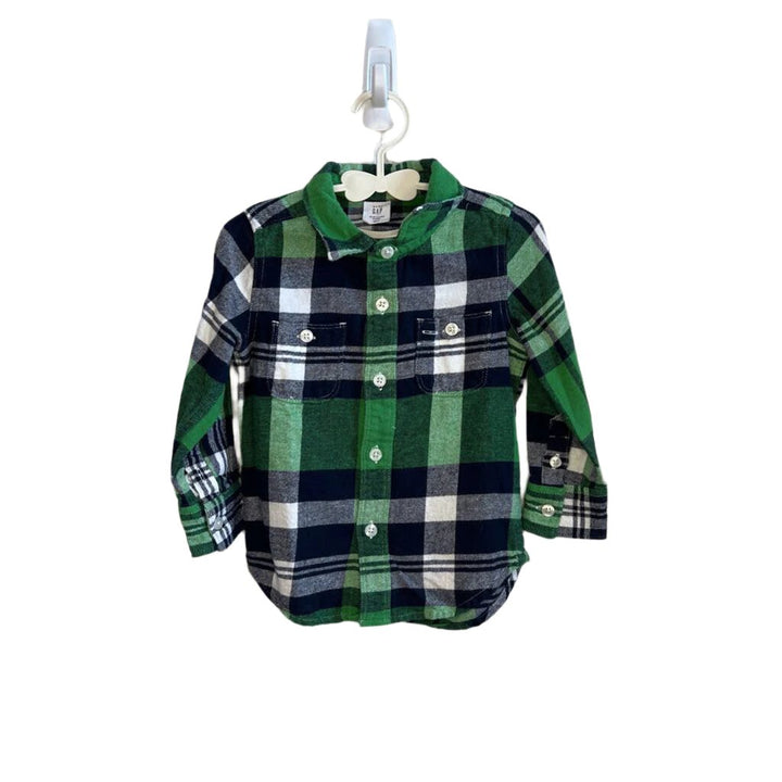 Collared Button-Up Shirt