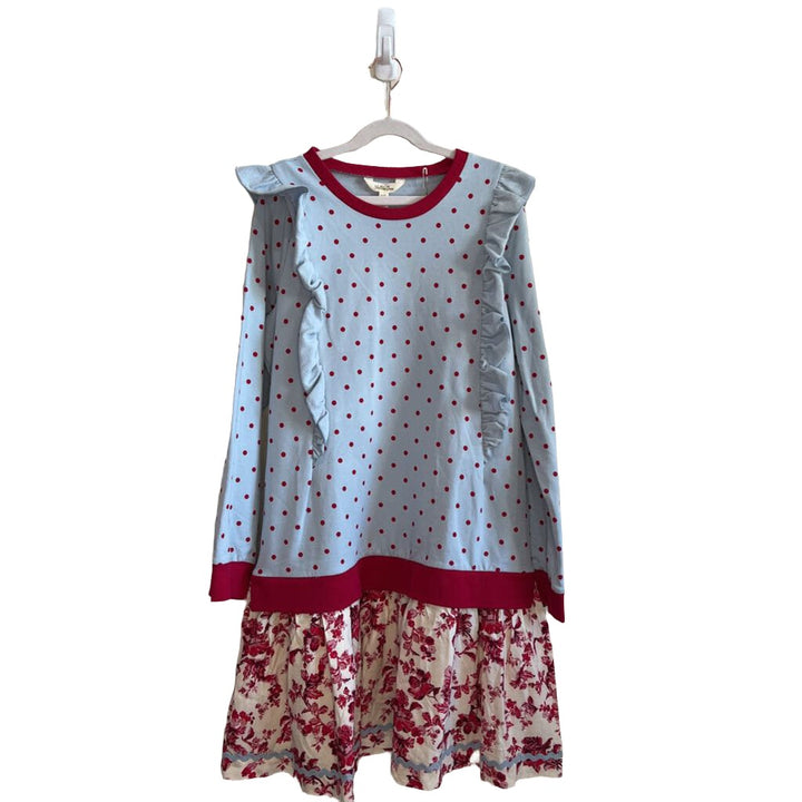 Polka Dot & Floral Dress