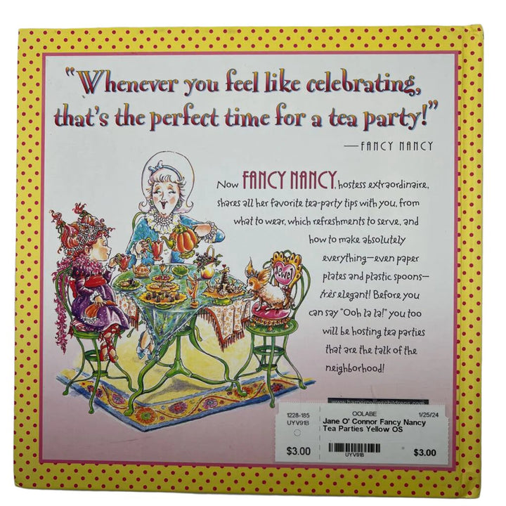 Fancy Nancy Tea Parties