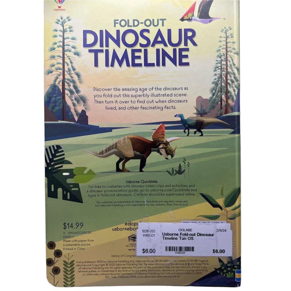Fold-out Dinosaur Timeline